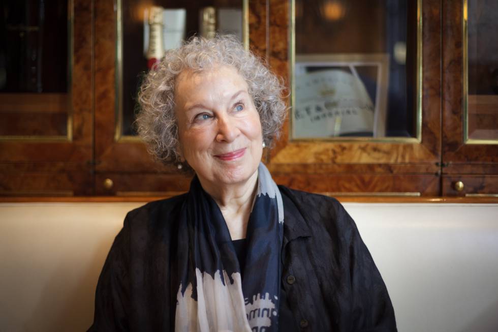 Margaret Atwood, en el hotel Alvear de Buenos Aires.