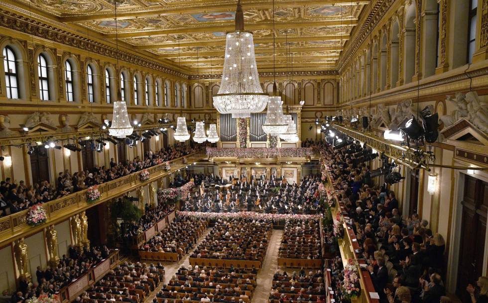 Un momento del Concierto de Año Nuevo en Viena.