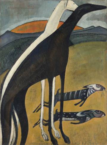 'Los galgos', de Sousa-Cardoso, de 1911.