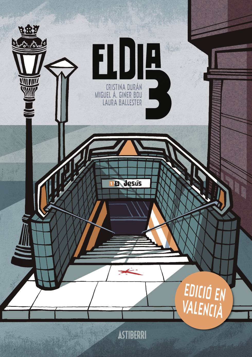 La portada de 'El día 3', el cómic sobre el accidente más grave de metro en España. 