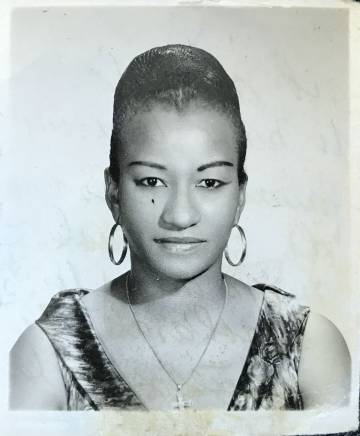 Celia Cruz, en junio de 1960. 