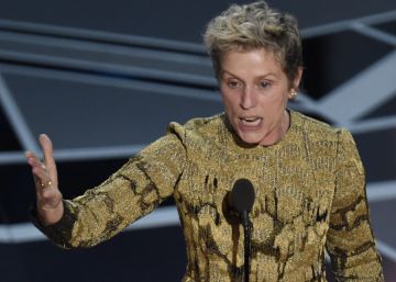 Frances McDormand hace ponerse en pie a las mujeres en los Oscar