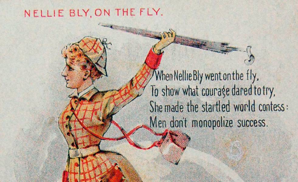 La periodista Nellie Bly,