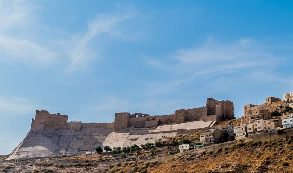 El Kerak, el castillo de Reinaldo de Chatillon en Jordania.