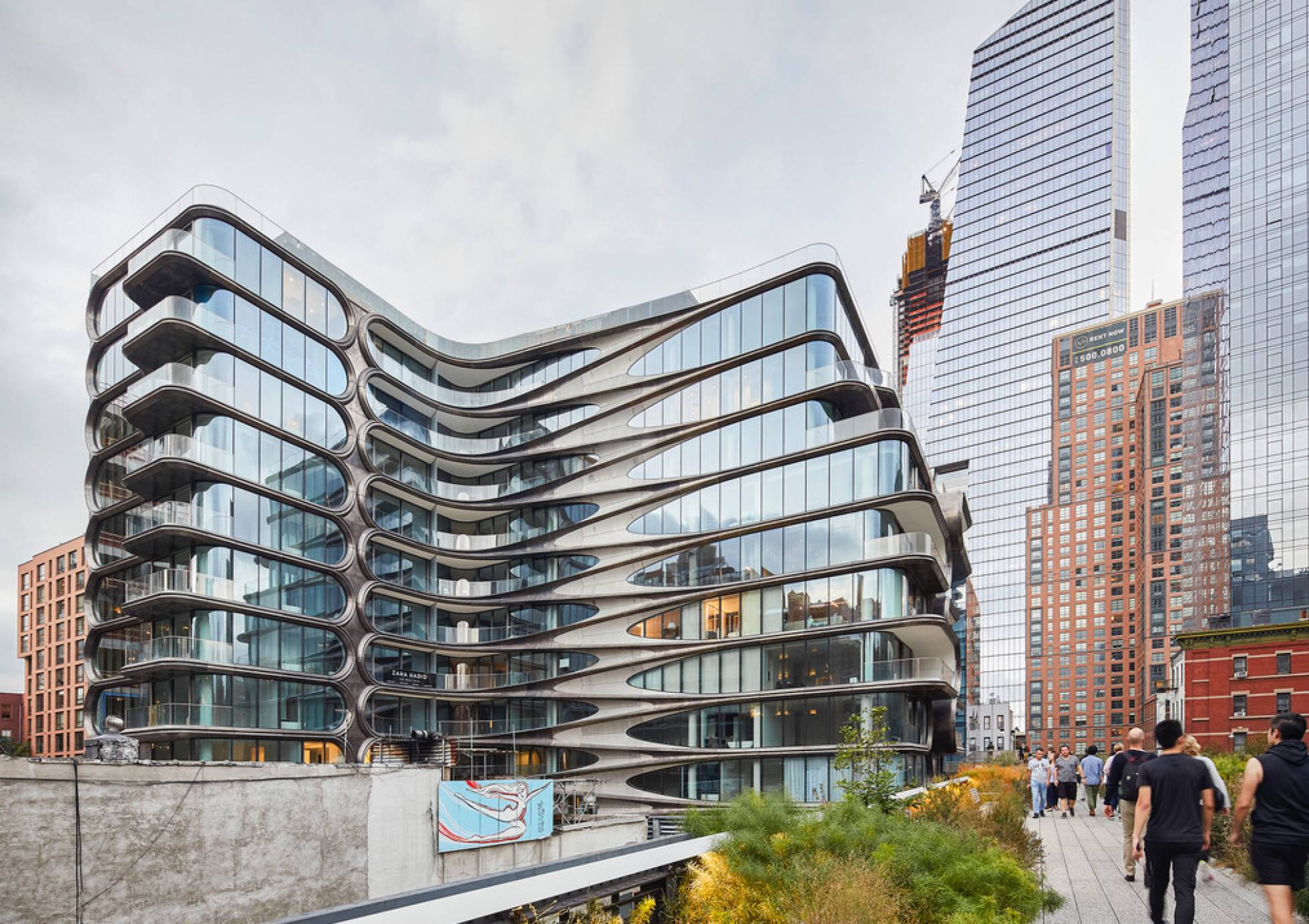 El edificio que el estudio de Zaha Hadid ha diseñado en Chelsea. HUFTON & CROW
