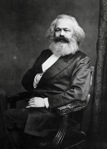 O filÃƒÂ³sofo e polÃƒÂ­tico Karl Marx (Trier, 1818 Ã¢Â€Â“ Londres, 1883)