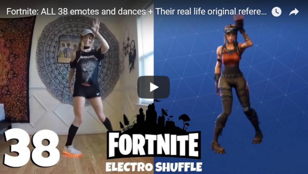 consulta aqui el video con las imitaciones de los distintos tipos de baile que aparecen en - bailes nuevos de fortnite temporada 8