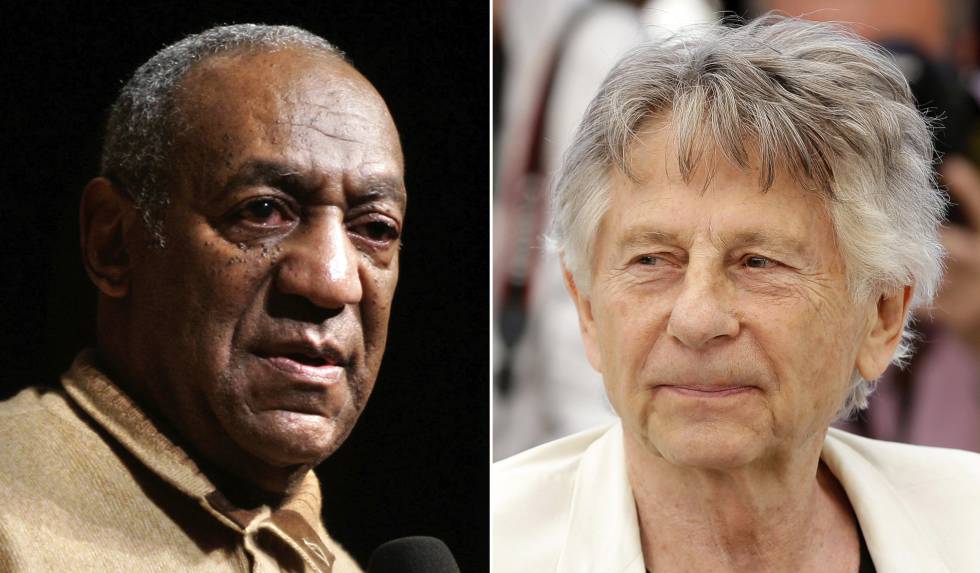 Bill Cosby y Roman Polanski, en imágenes de 2006 y 2017, respectivamente.