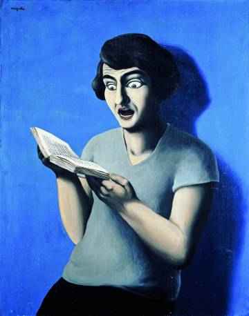 'La lectora subyugada'. René Magritte. 1928