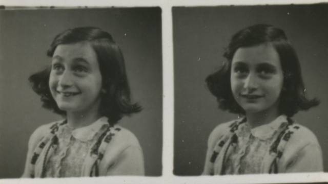 Fotografías de pasaporte de Ana Frank.