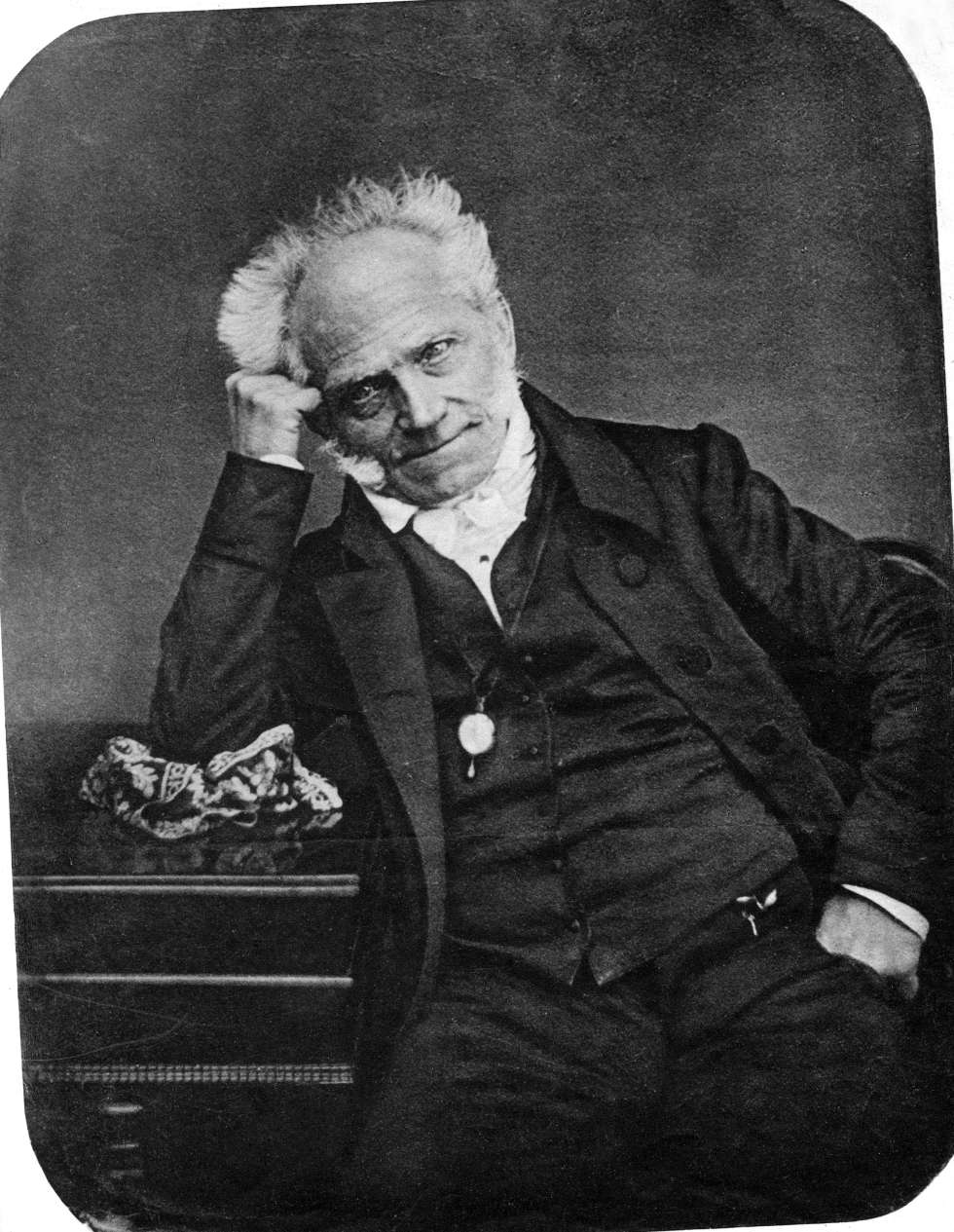 El filÃ³sofo Arthur Schopenhauer, en un retrato de 1855.