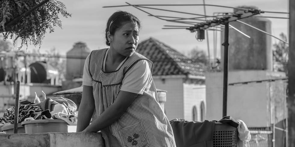 Yalitza Aparicio, la actriz que encarna a la nana de 'Roma'.