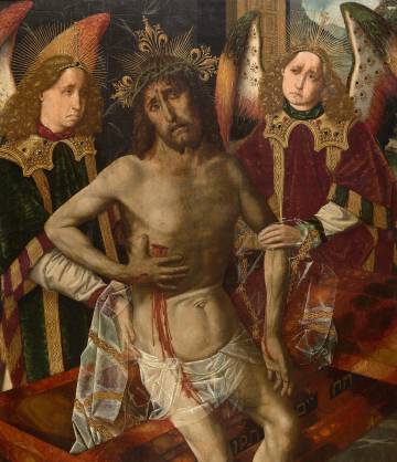 Detalle del Cristo de la Piedad (1468-1474).