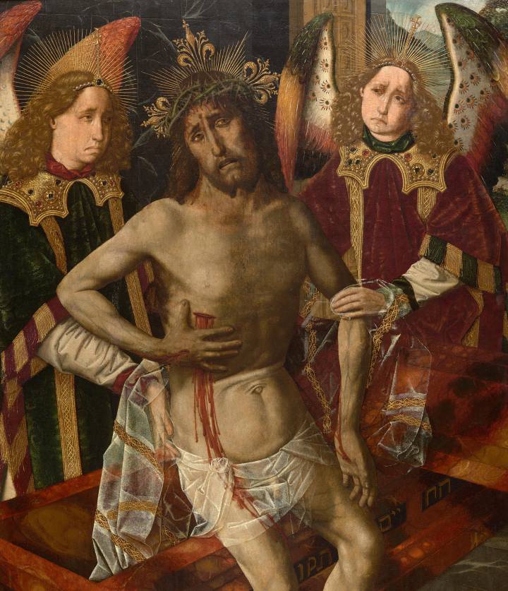 Detalle del  Cristo de la Piedad  (1468-1474).