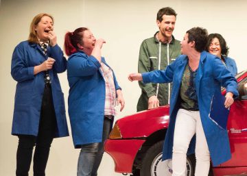 Las chicas de la Citroën