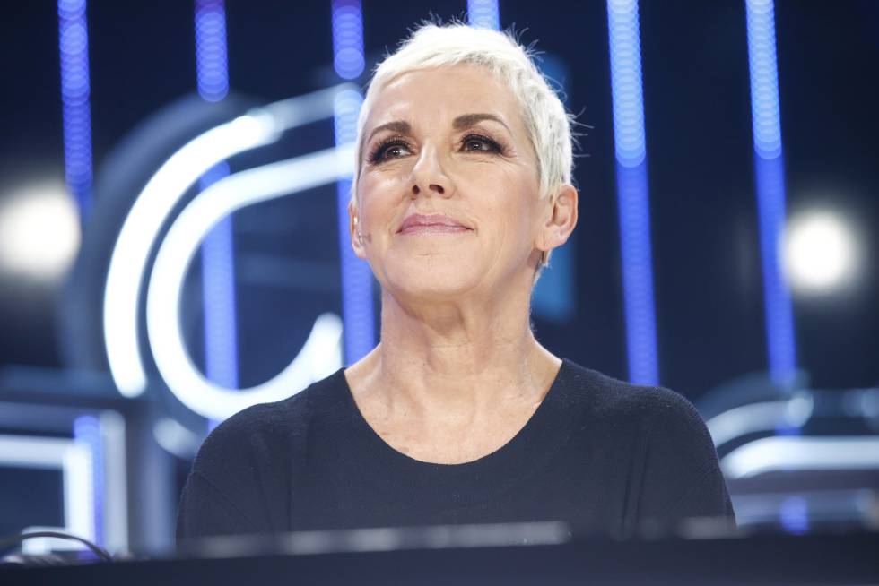 Ana Torroja, miembro del jurado durante la tercera gala de 'Operación Triunfo 2018' el 11 de octubre en Barcelona.