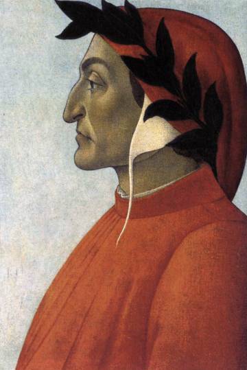'Retrato de Dante' (1495), de Botticelli.