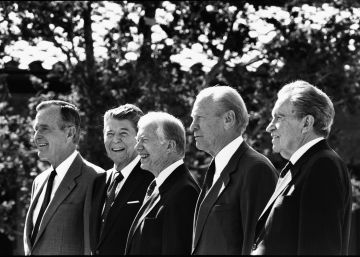 El presidente en el ascensor