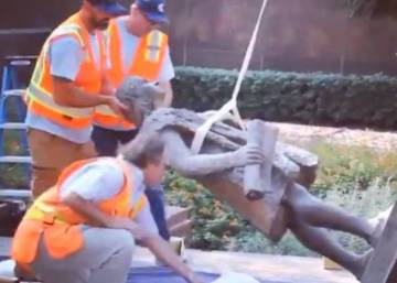 Los Ángeles retira una estatua de Colón por genocida