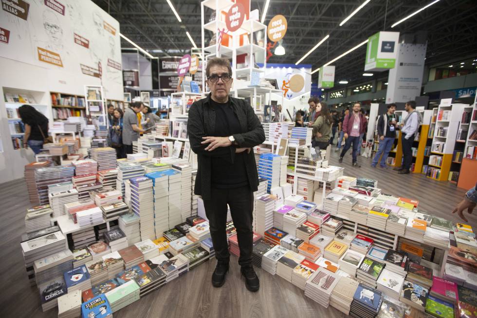 Eduardo Lago, durante la Feria Internacional del Libro de Guadalajara