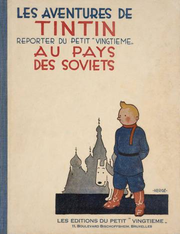 Portada de la primera publicación protagonizada por Tintín en 1929.