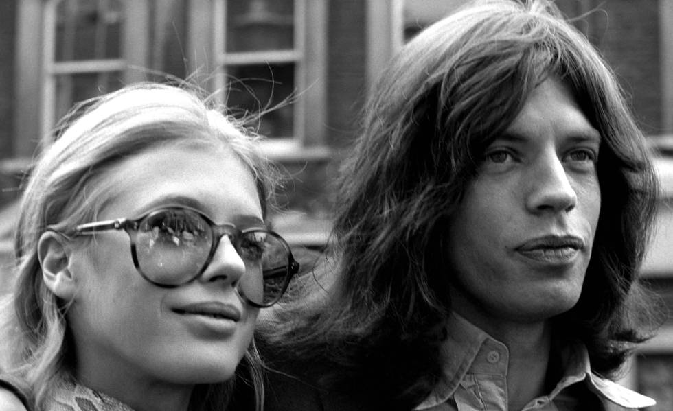 Marianne Faithfull y Mick Jagger, en una imagen de archivo.