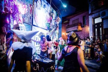 Una de las obras representadas en la Maratón Abasto.