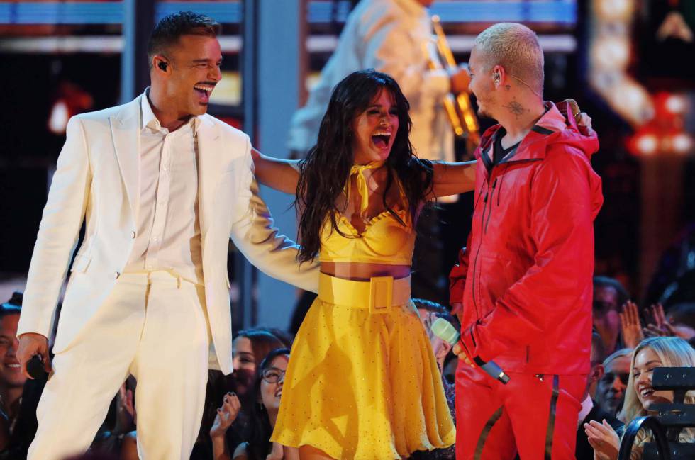 Ricky Martin, Camila Cabello y J Balvin
