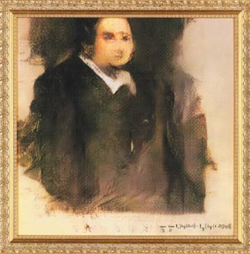 'Portrait of Edmond Belamy' (2018), creada por inteligencia artificial y subastada en Christies's por 381.200 euros.