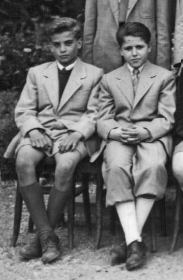 Jorge Herralde y Juan Goytisolo, en 1948.