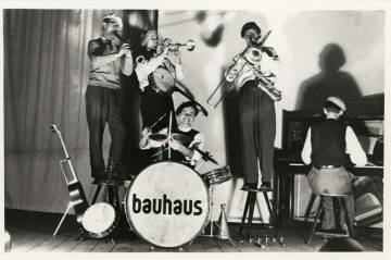 El grupo The bauhauschapel, en 1930.
