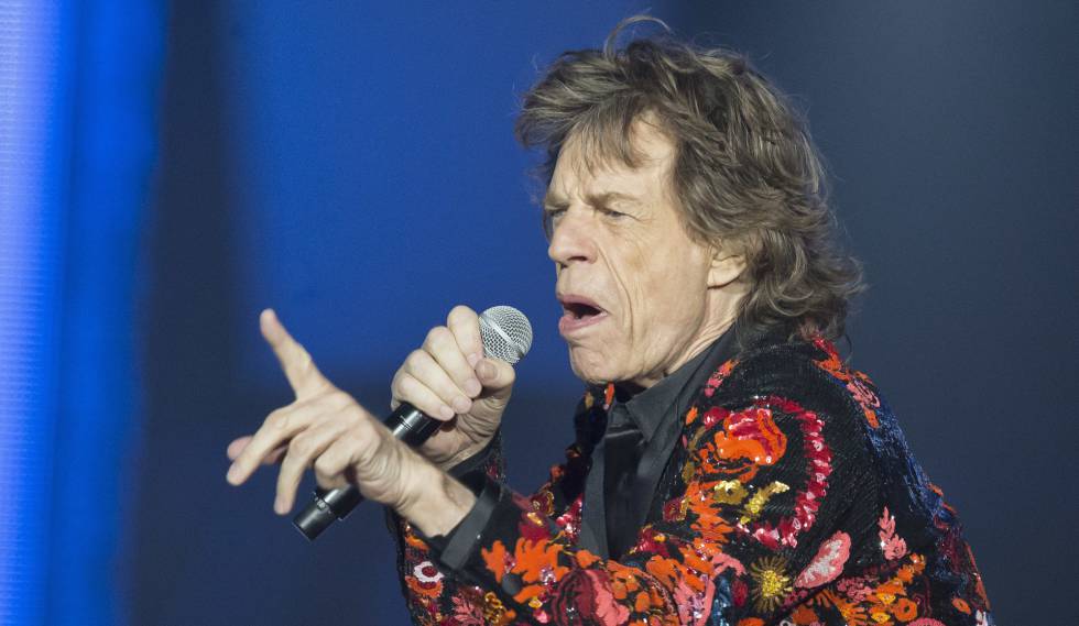 Mick Jagger, en un concierto de los Rolling Stones en octubre de 2017 en París.