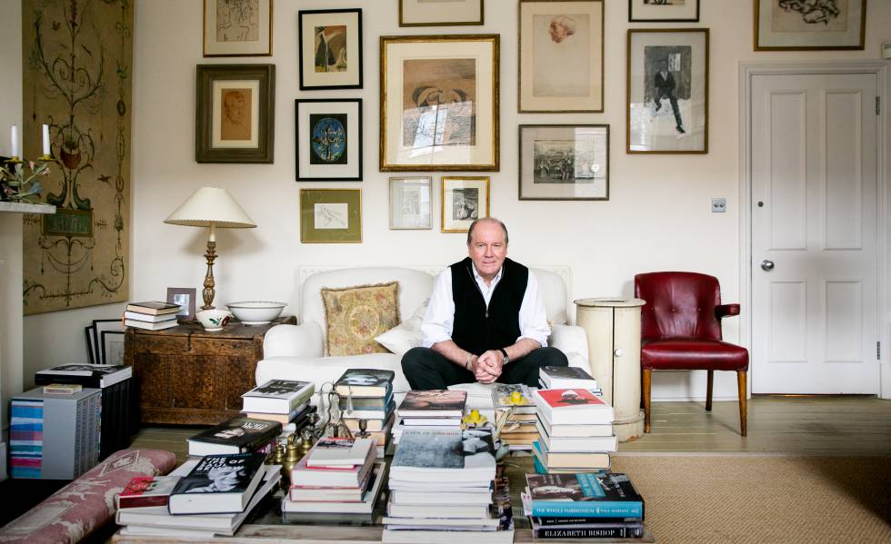 El escritor William Boyd, el sábado en su casa en el barrio londinense de Chelsea.