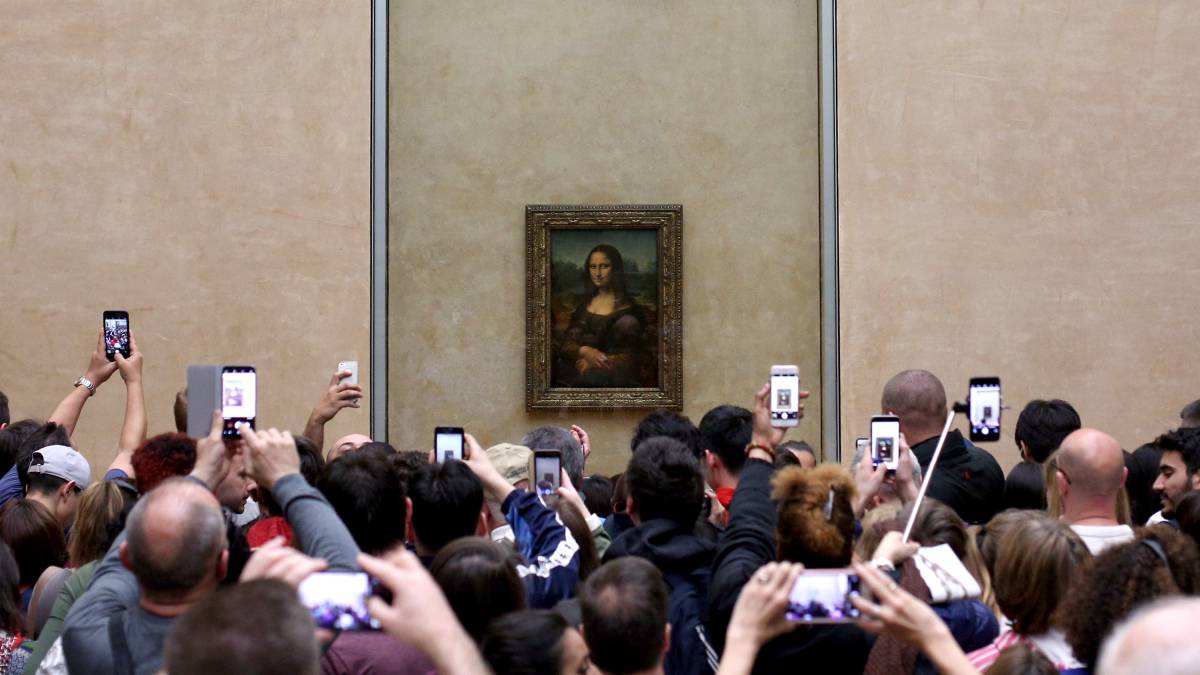 ‘La Gioconda’, en el Museo de Louvre.