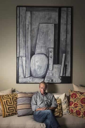 El novelista Martin Amis, en su casa en Brooklyn (Nueva York), en 2015.