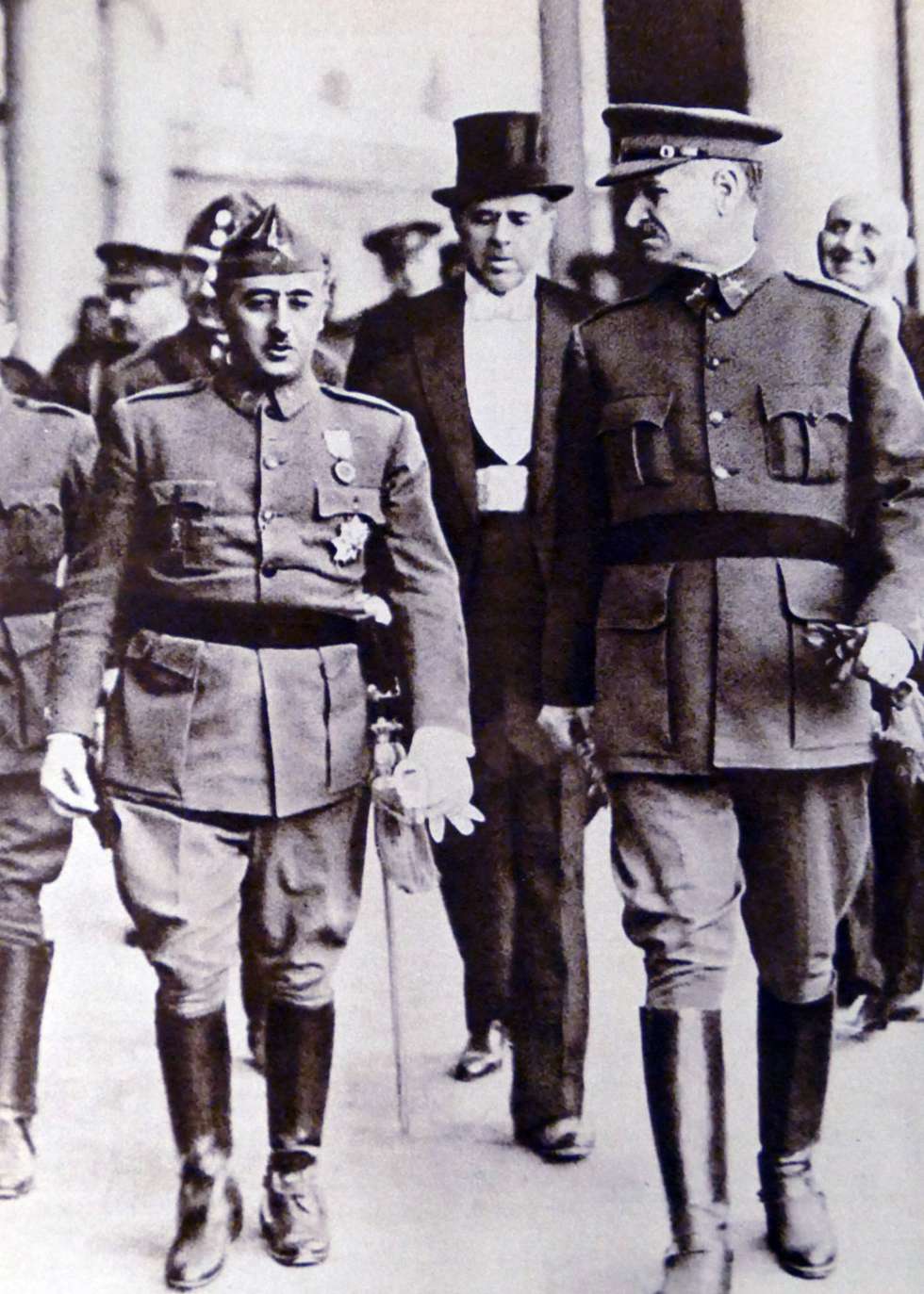 Franco y Queipo de llano, en Sevilla en 1936. Â 