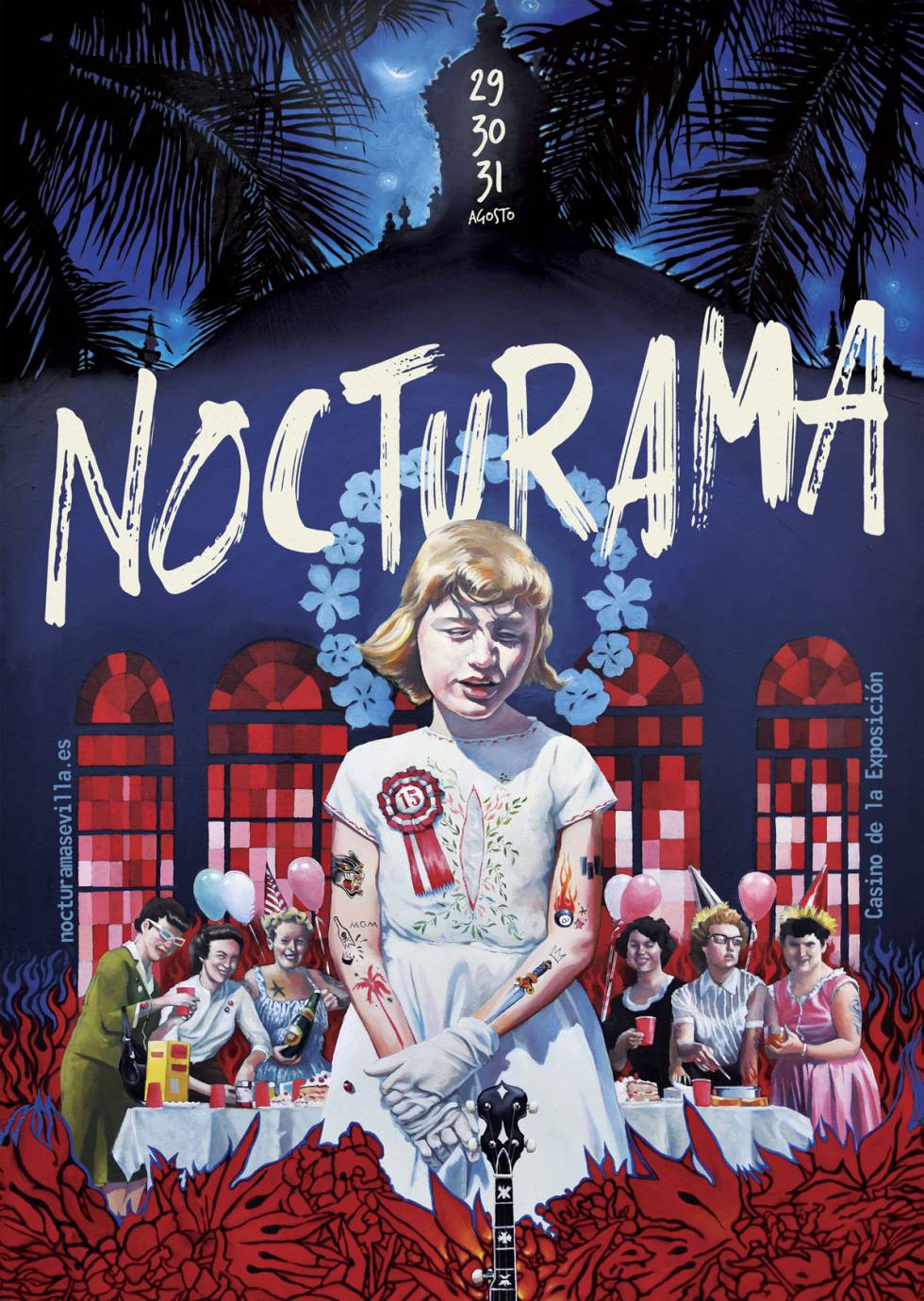 Poster of the 15th edition of the Nocturama.