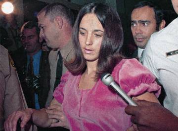 Susan Atkins, detenida en 1969.