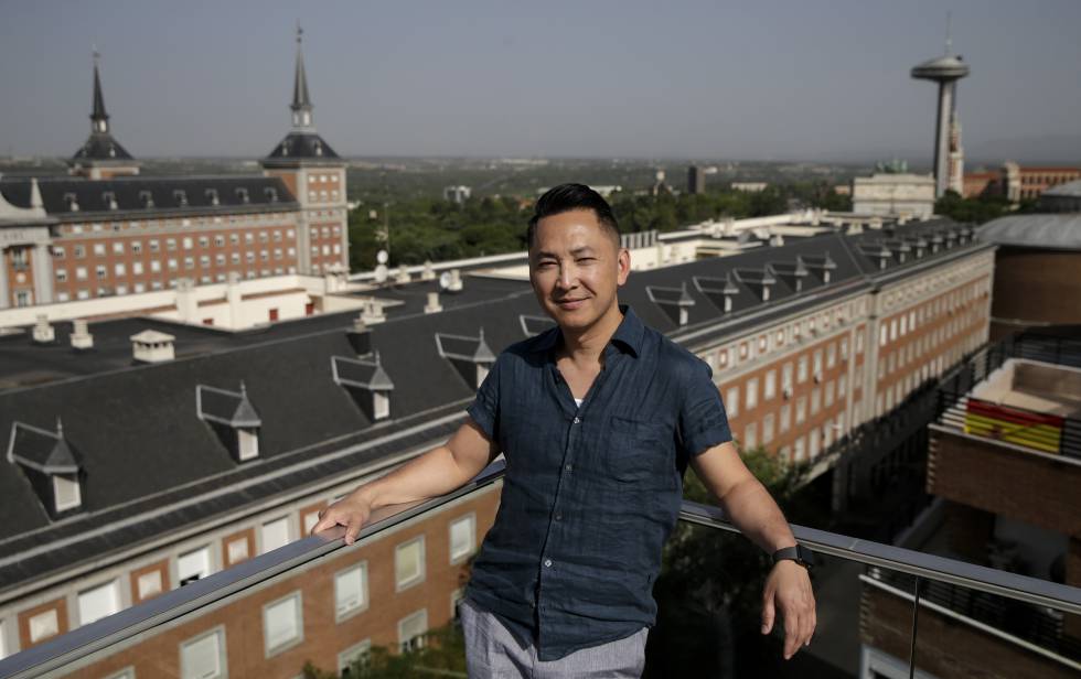 The writer Viet Thanh Nguyen, last month, in Madrid. 