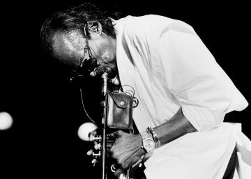 Miles Davis, en una actuación en Nueva York en 1985.