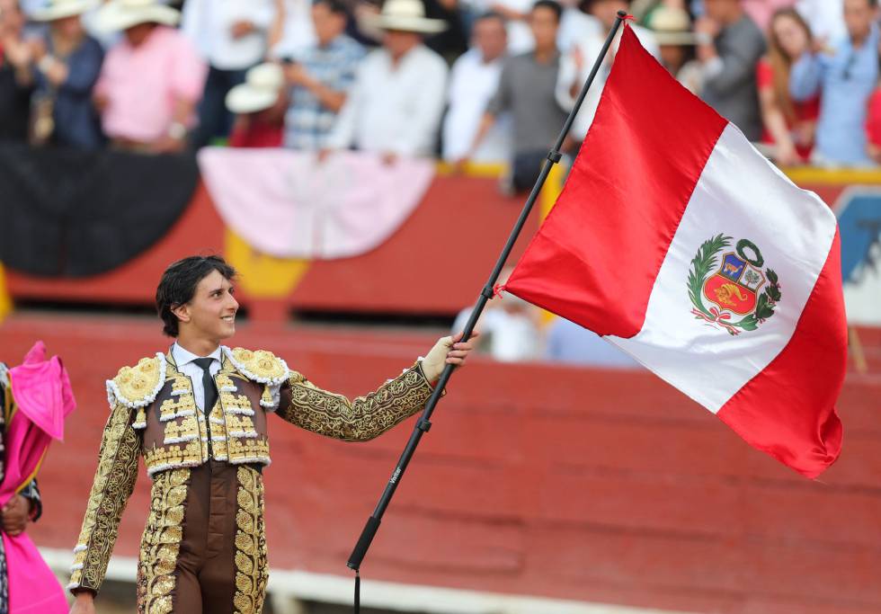 Roca Rey, en la plaza de Lima, en 2017.