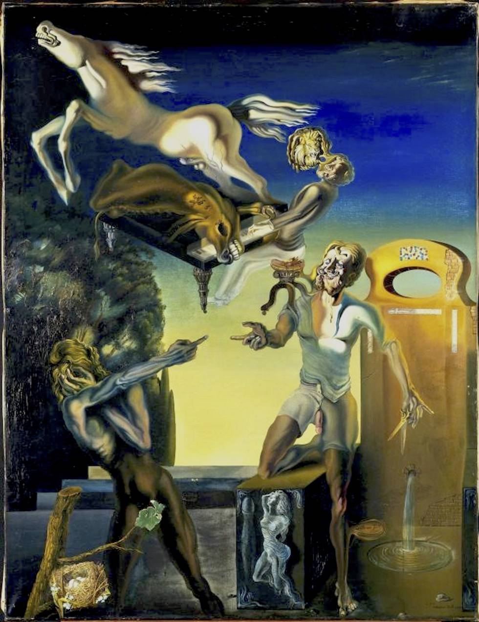 'Guillaume Tell' (1930), obra de Salvador Dalí, actualmente en la colección del Centre Pompidou, en París.