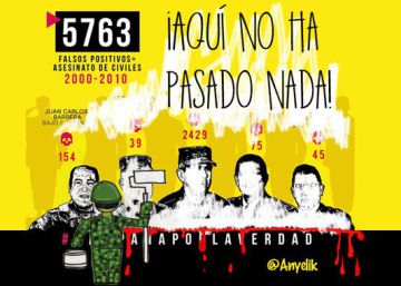 Borrados dos murales críticos con el Gobierno de Duque y el Ejército colombiano