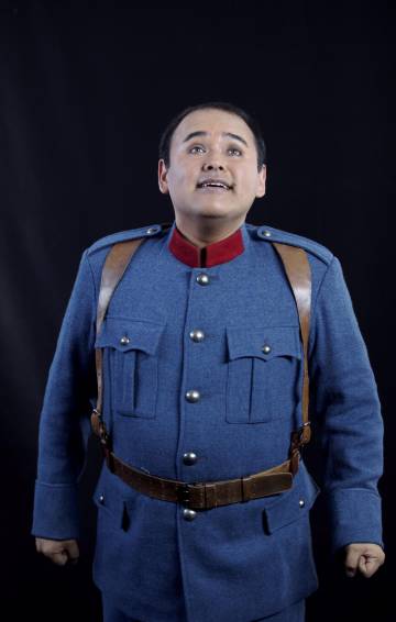 Javier Camarena, in 'The Daughter of the Regiment', at the Teatro Real in 2014.