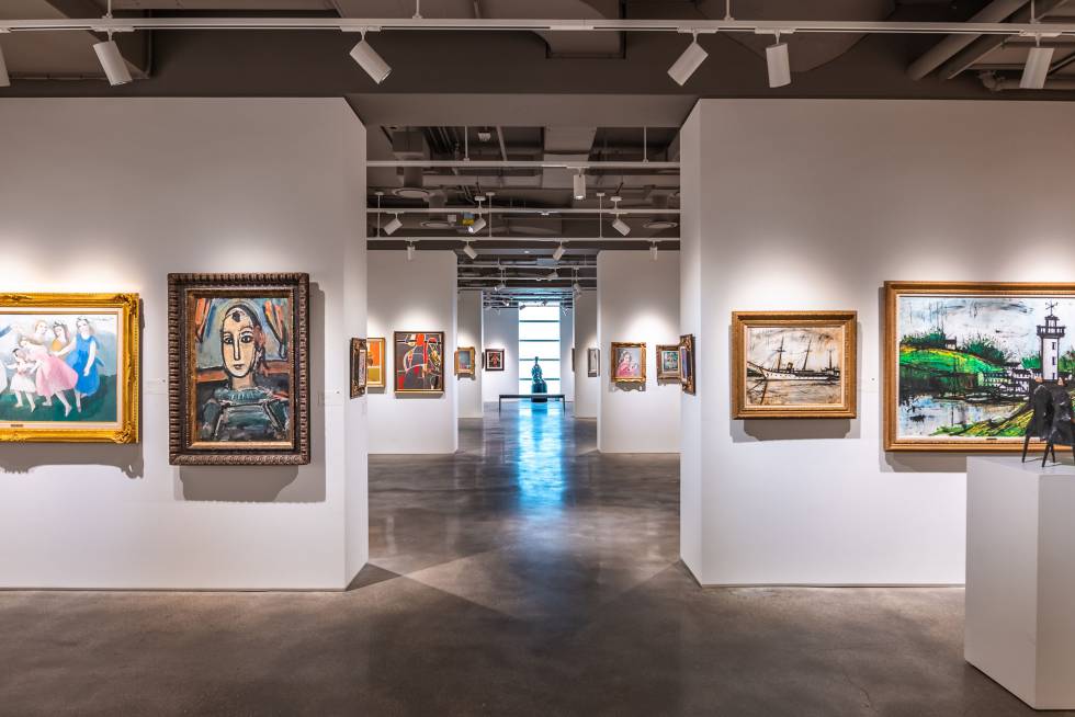 Vista de las salas en la sede de Sotheby's en Nueva York.