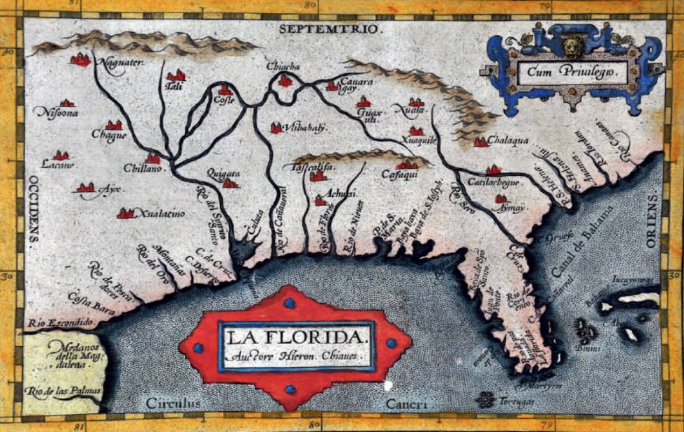 La Florida, en 'Theatrum Orbis Terrarum' (1584), de Abrahan Ortelius.