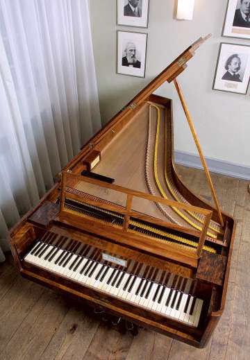 El último piano de Beethoven, construido por Conrad Graf en Viena en 1826.