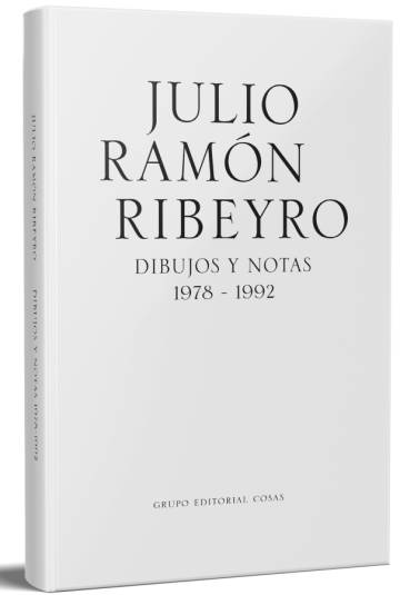 Julio Ramón Ribeyro también dibujaba Portada del libro, cuya edición fue patrocinada por la Universidad de Lima y la fundación BBVA.