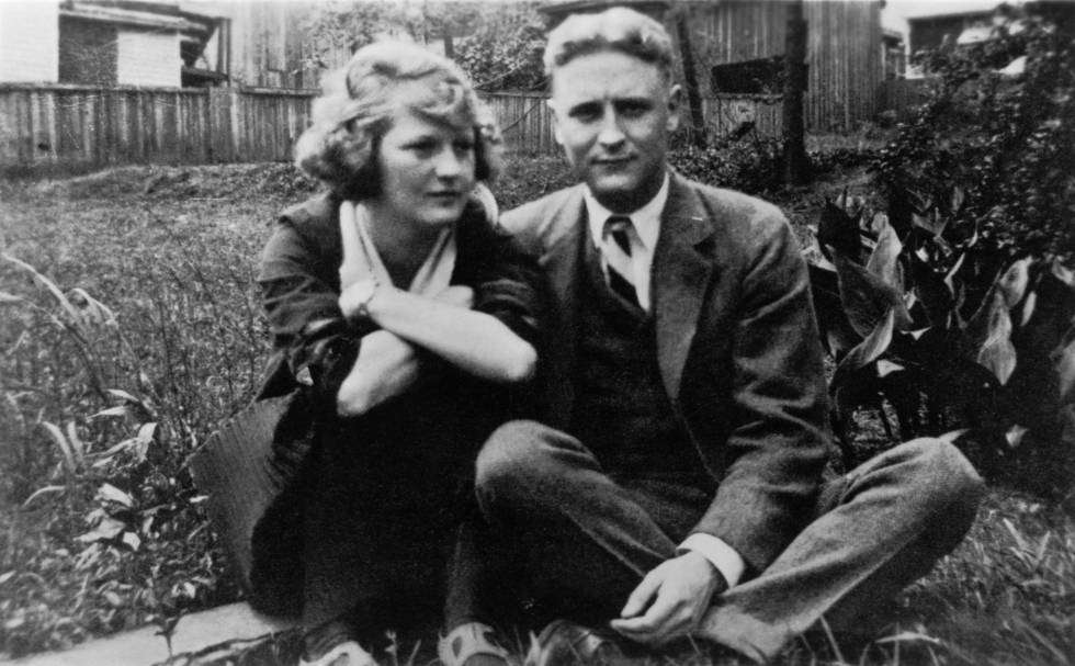  Zelda Sayre y Scott Fitzgerald en Alabama en 1919. rn 