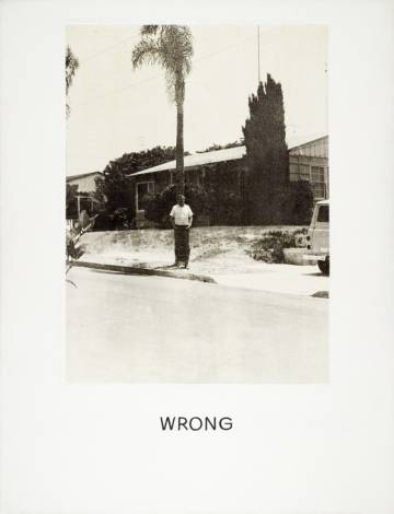 'Wrong', by John Baldessari (1966-1968).